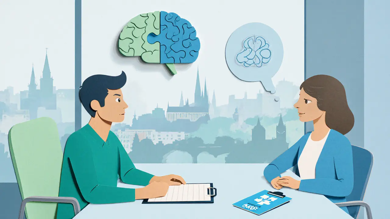 Aspergerův syndrom - Psychoterapie pro high‑functioning autismus