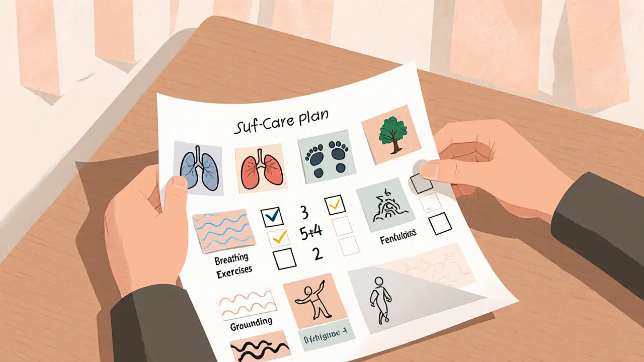 Péče o sebe při traumatu: Jak vytvořit efektivní plán podpory mezi sezeními