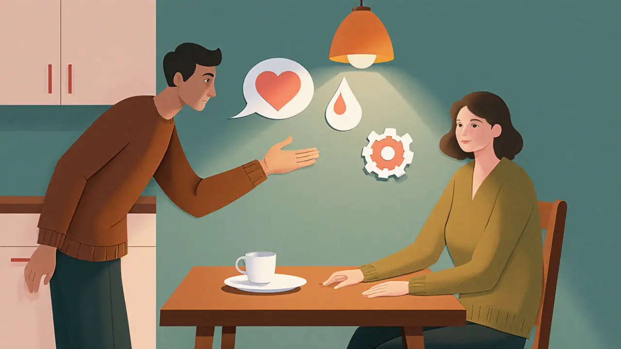 Pár používá techniku softened startup, jeden mluví klidně, druhý naslouchá