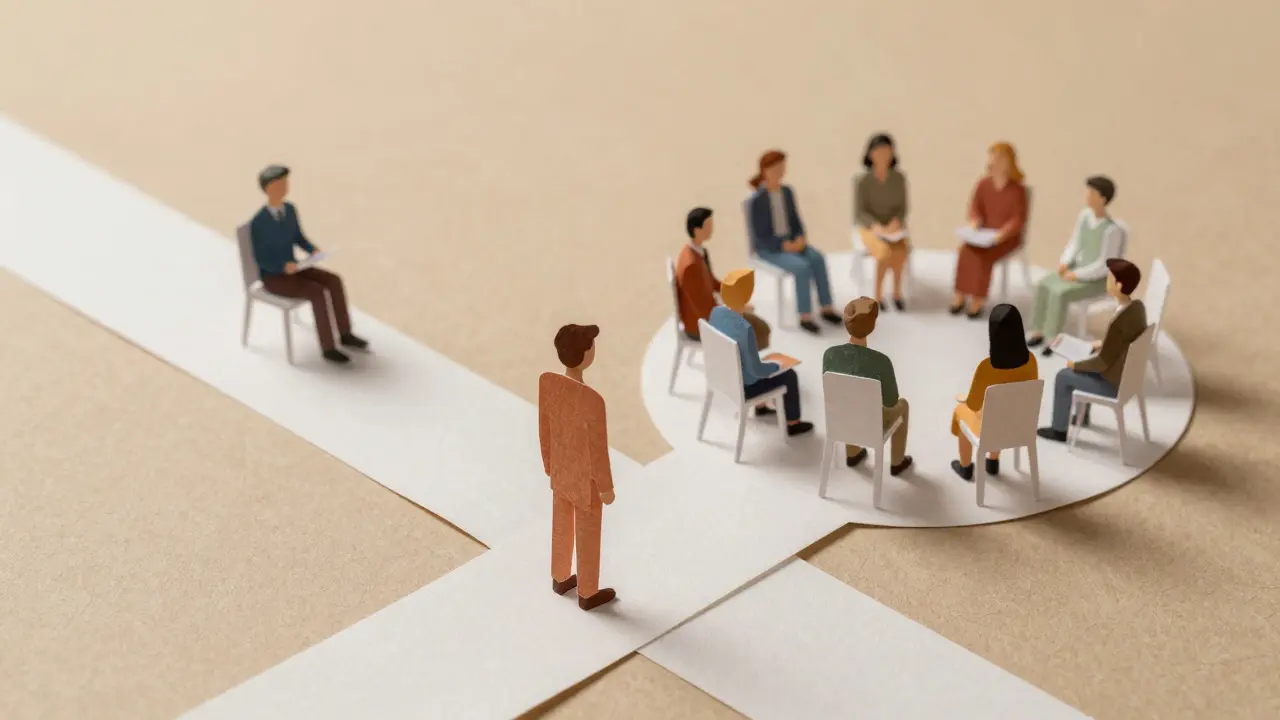 Individuální vs. skupinová psychoterapie: Jaký terapeutický formát je pro vás vhodný