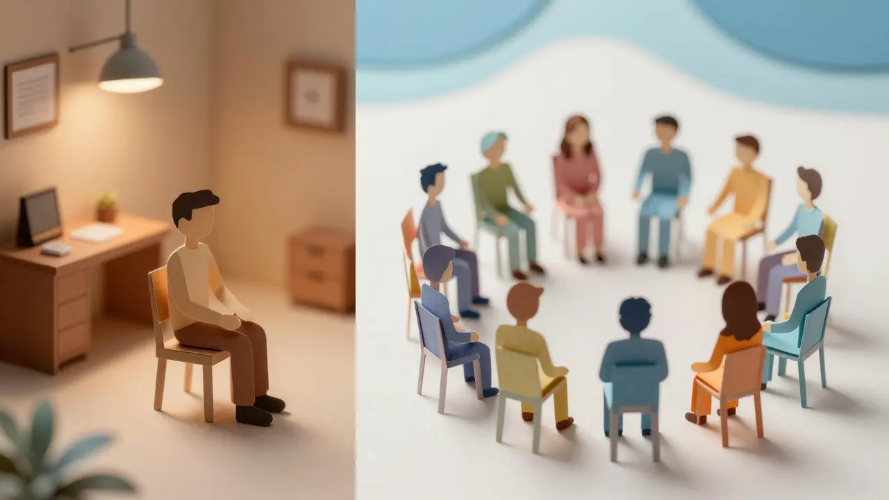 Individuální vs. skupinová terapie: Kde ušetříte a co skutečně získáte