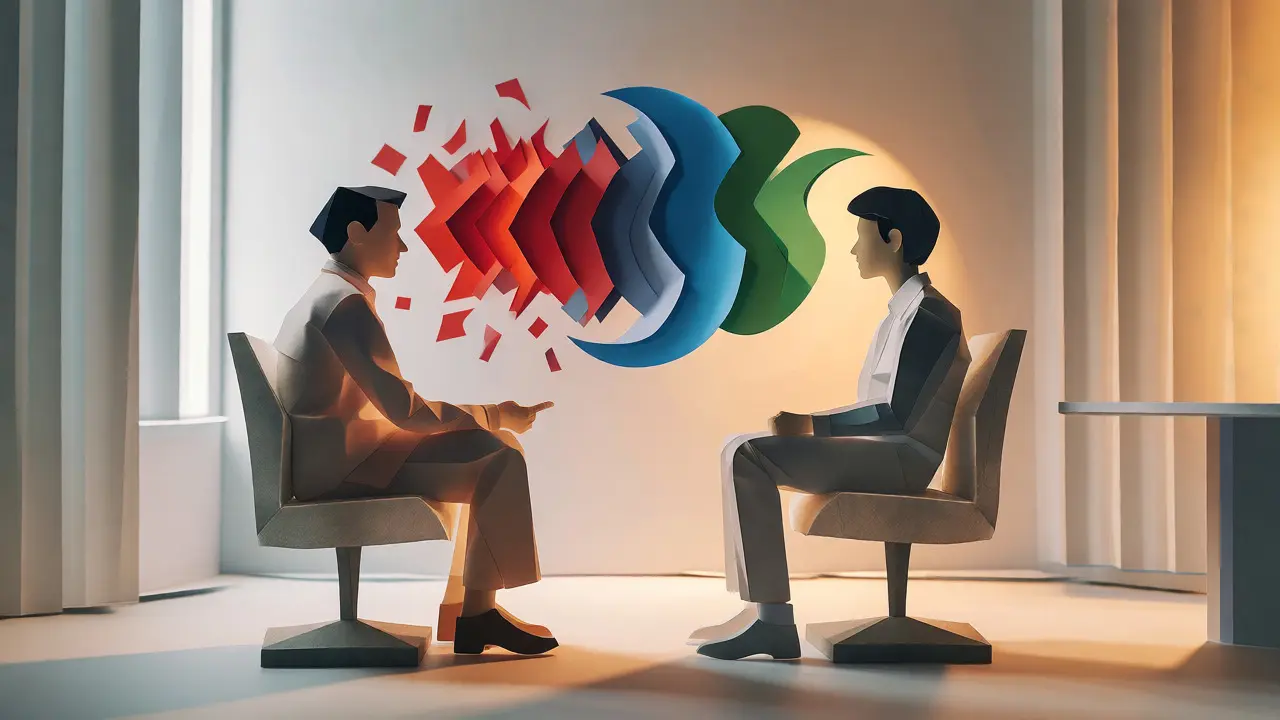 Ilustrace psychoterapie pro digitální závislost